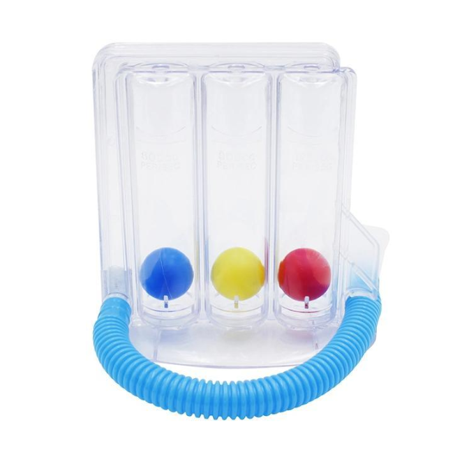 Drei-Kugel-Spirometer: Ein praktisches Atemtrainingsgerät